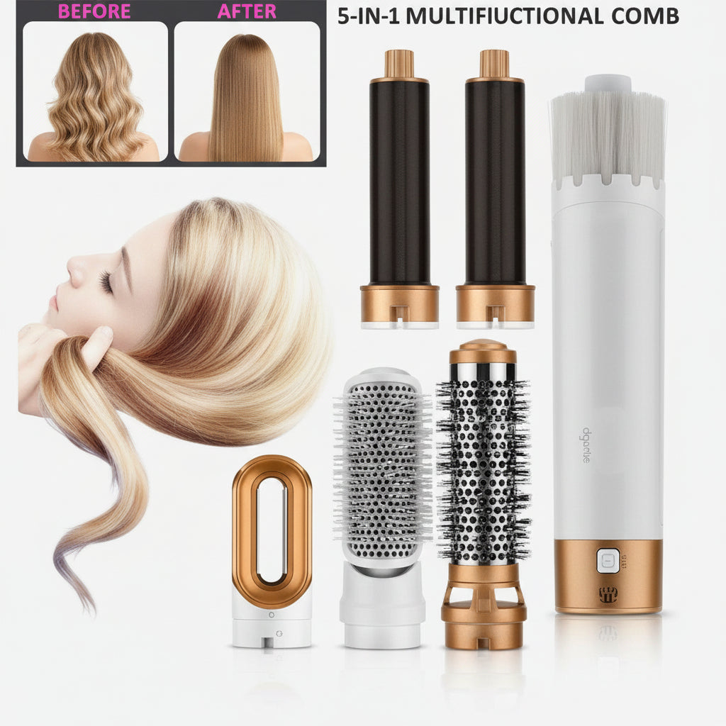 5-in-1 Hair Brush