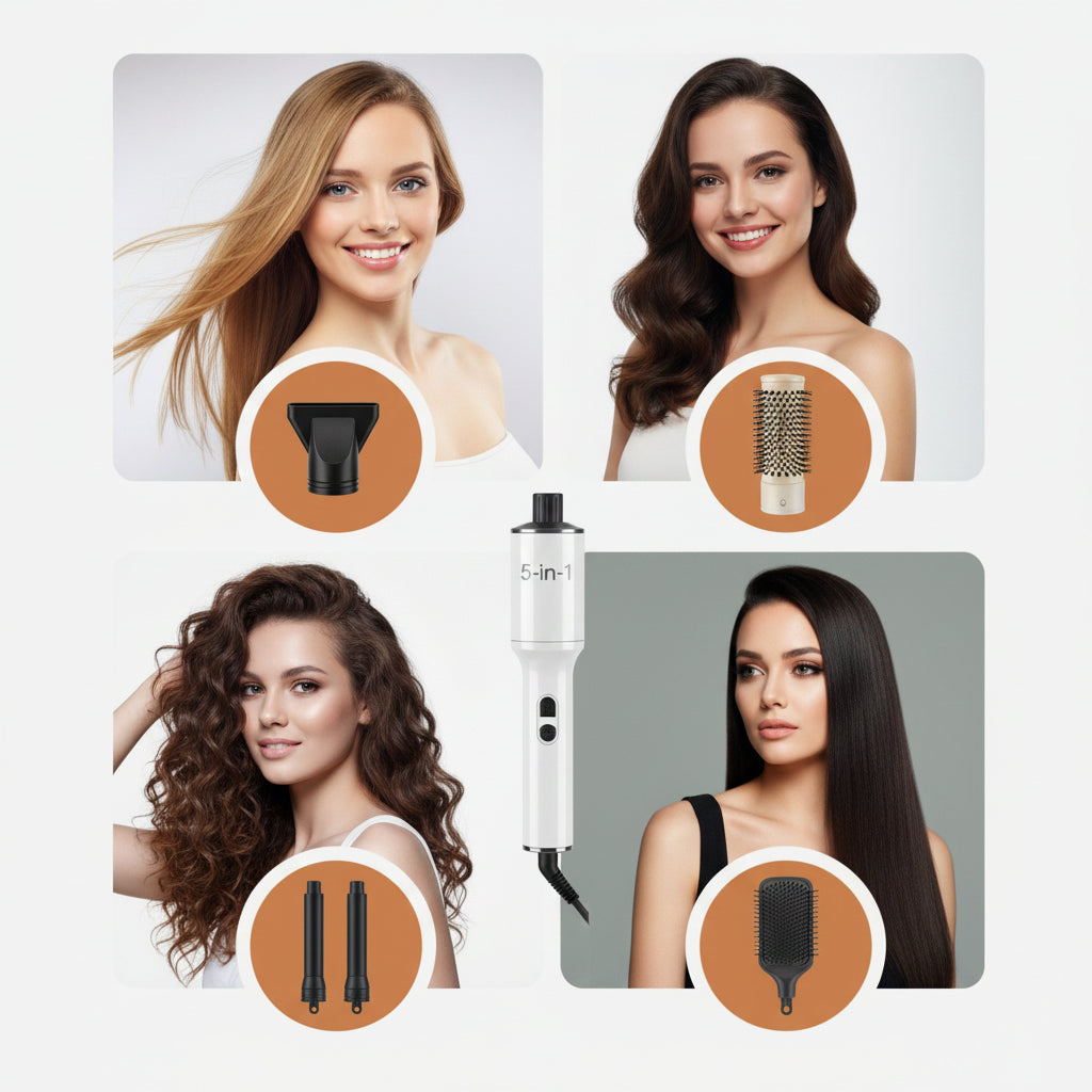 5-in-1 Hair Brush