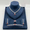 Crimson Teardrop Jewelry Set