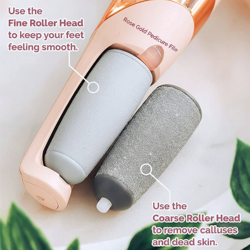 Electric Pedicure Foot File Callus Remover for Smooth Soft Feet
