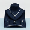 Floral Crystal Pendant Jewelry Set