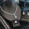 Ladies' Banquet Party Jewelry Four-Piece Set