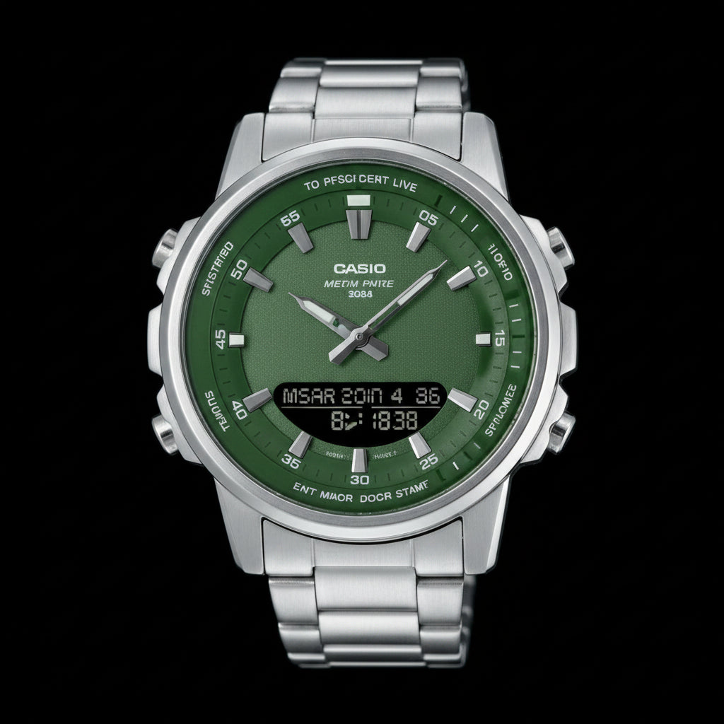 Turquoise Dial Men Watch